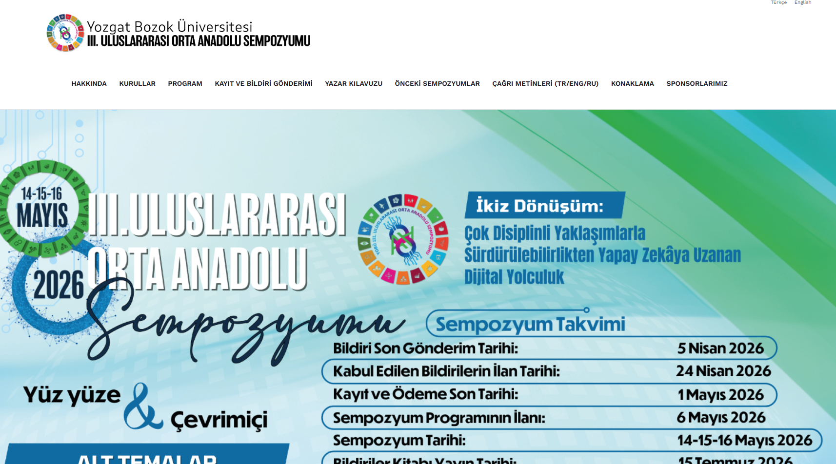 3. Uluslarası Orta Anadolu Sempozyumu 