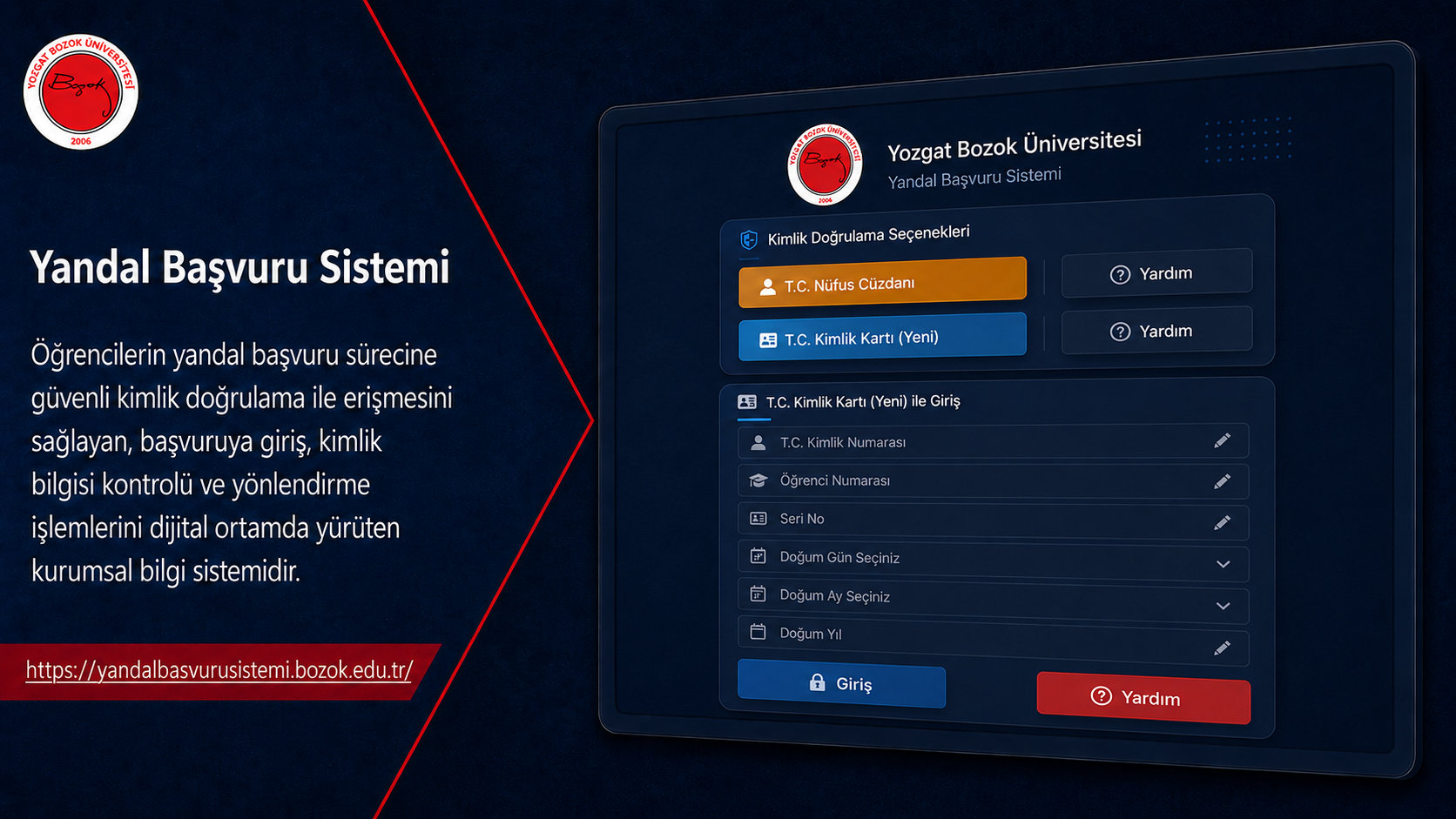 Yandal Başvuru Sistemi