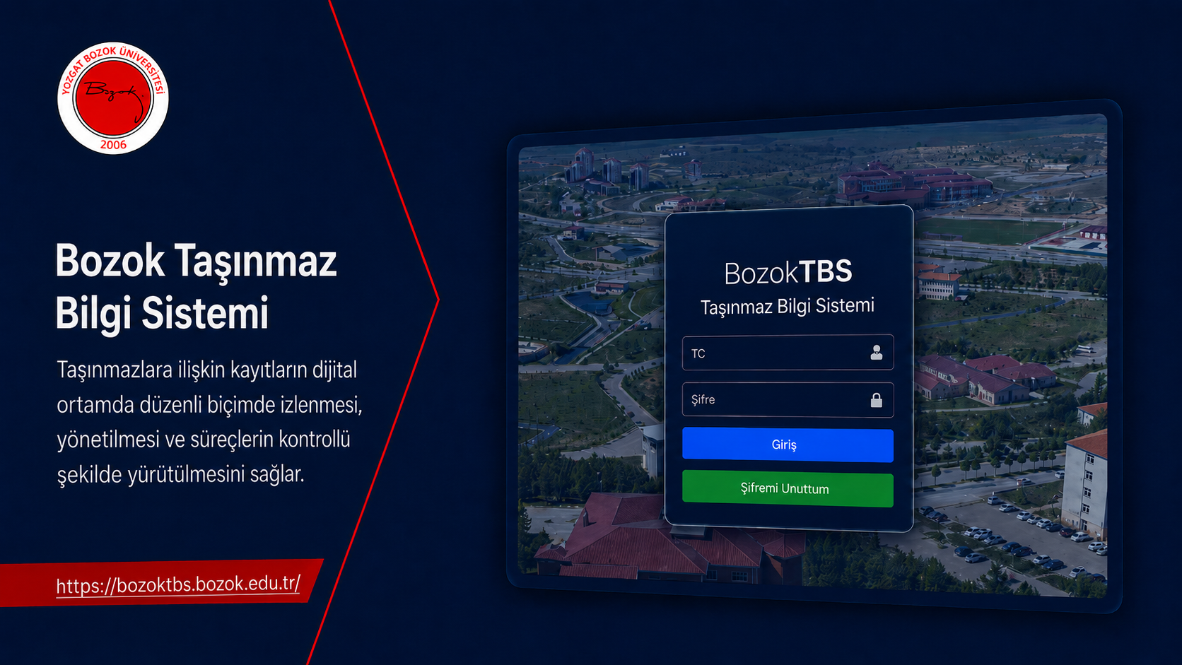 Bozok Taşınmaz Bilgi Sistemi