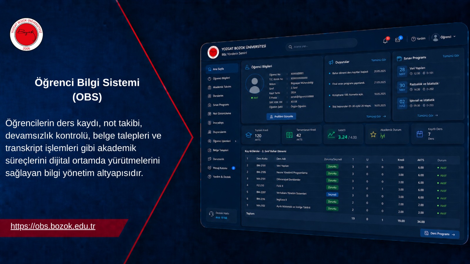 Öğrenci Bilgi Sistemi (OBS)