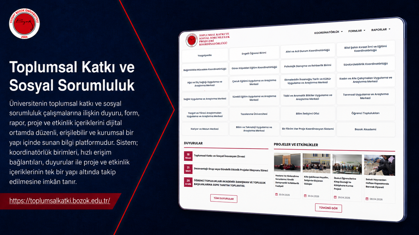 Toplumsal Katkı Web Sayfası