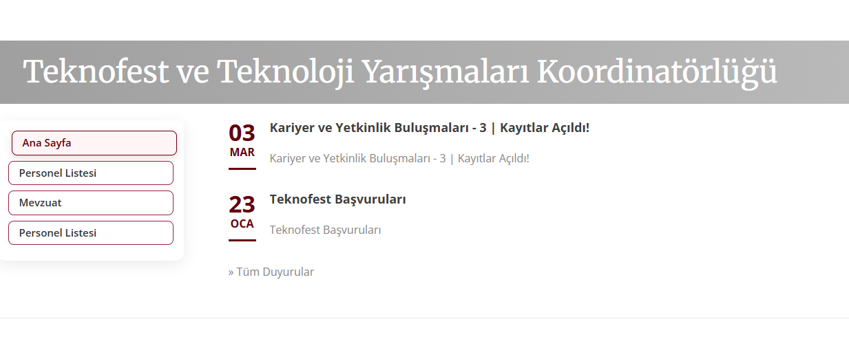 Teknofest ve Teknoloji yarışmları Koordinatörlüğü