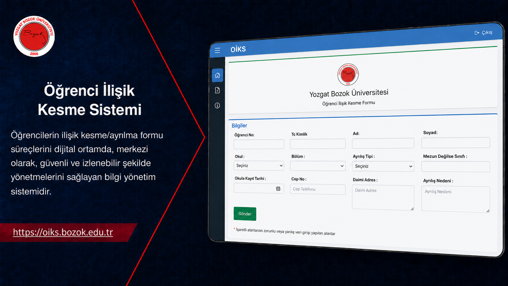 Öğrenci İlişik Kesme Sistemi