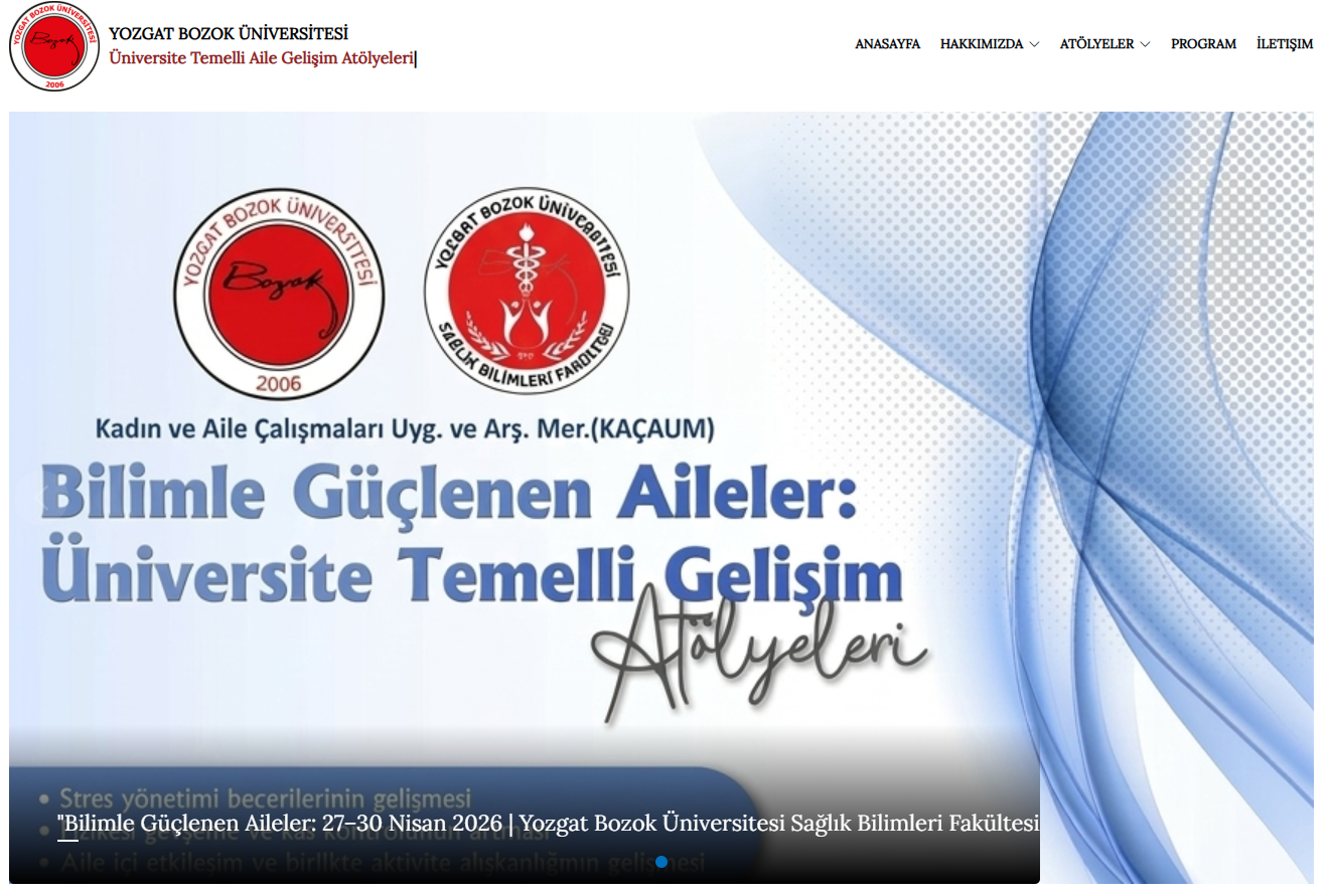 Aile Gelişim Atölyeleri