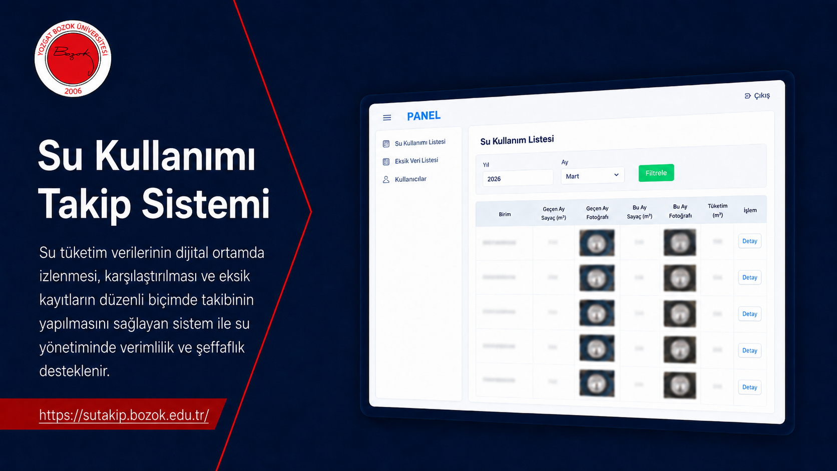 Su Kullanımı Takip Sistemi