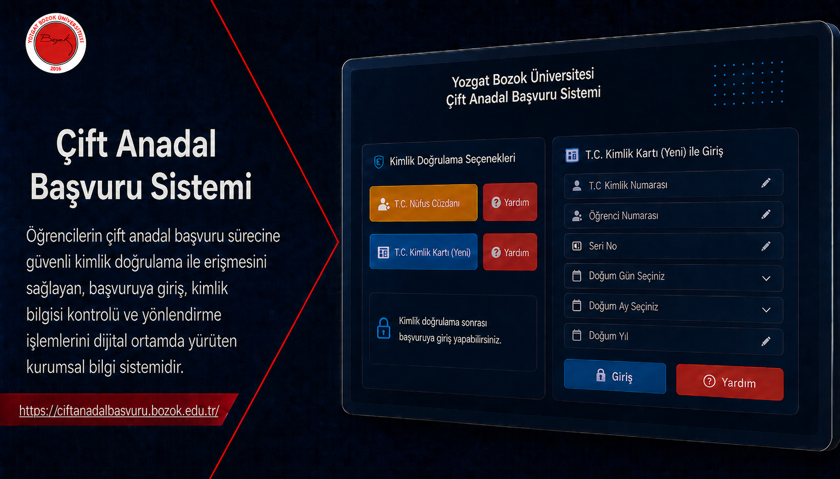Çiftanadal Başvuru Sistemi